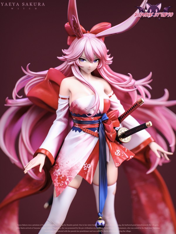 Demon Studio Honkai Impact 3 Yae Sakura Pink Witch Hot Sexy 1/6 Statue